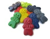 Gingerbread Man Crayons set of 20 - Christmas Crayons - Party favors - Stocking stuffers Il_170x135