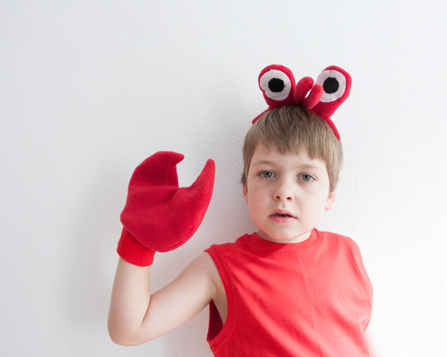Crab Eyes Headband and Crab Claws Children's or
