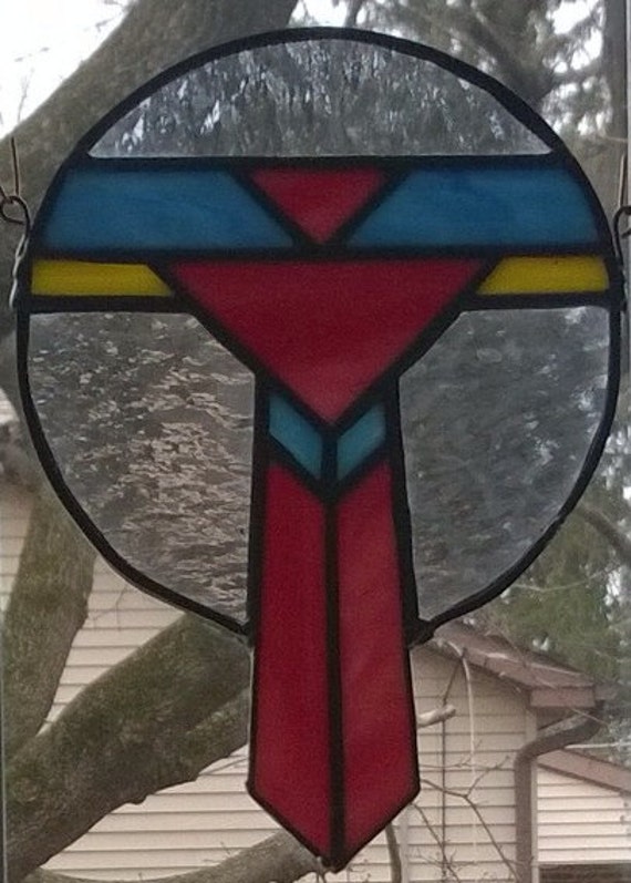 Items Similar To Southwestern Stained Glass Panel Dreamcatcher On Etsy