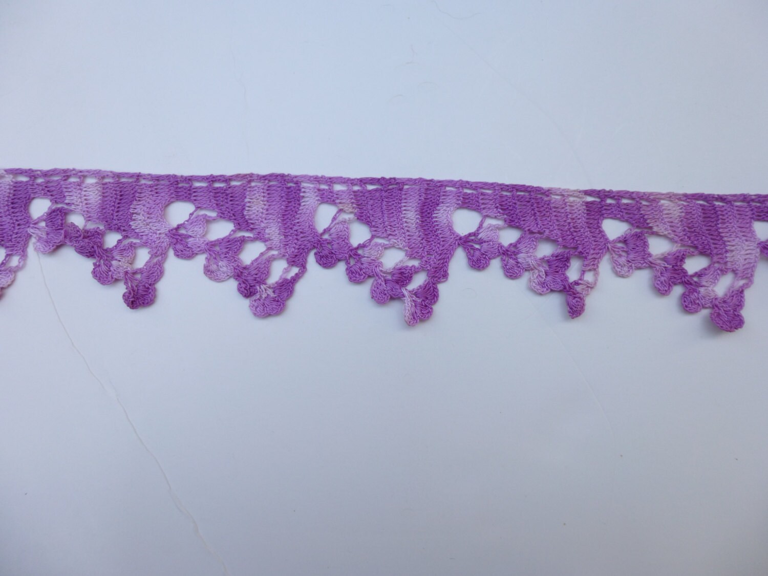 Hand Crochet Purple Trim – Haute Juice