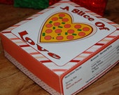 INSTANT DOWNLOAD - Printable Valentines Pizza Box Party Favor Il_170x135