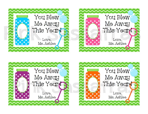 You Blew Me Away This Year Gift Tags