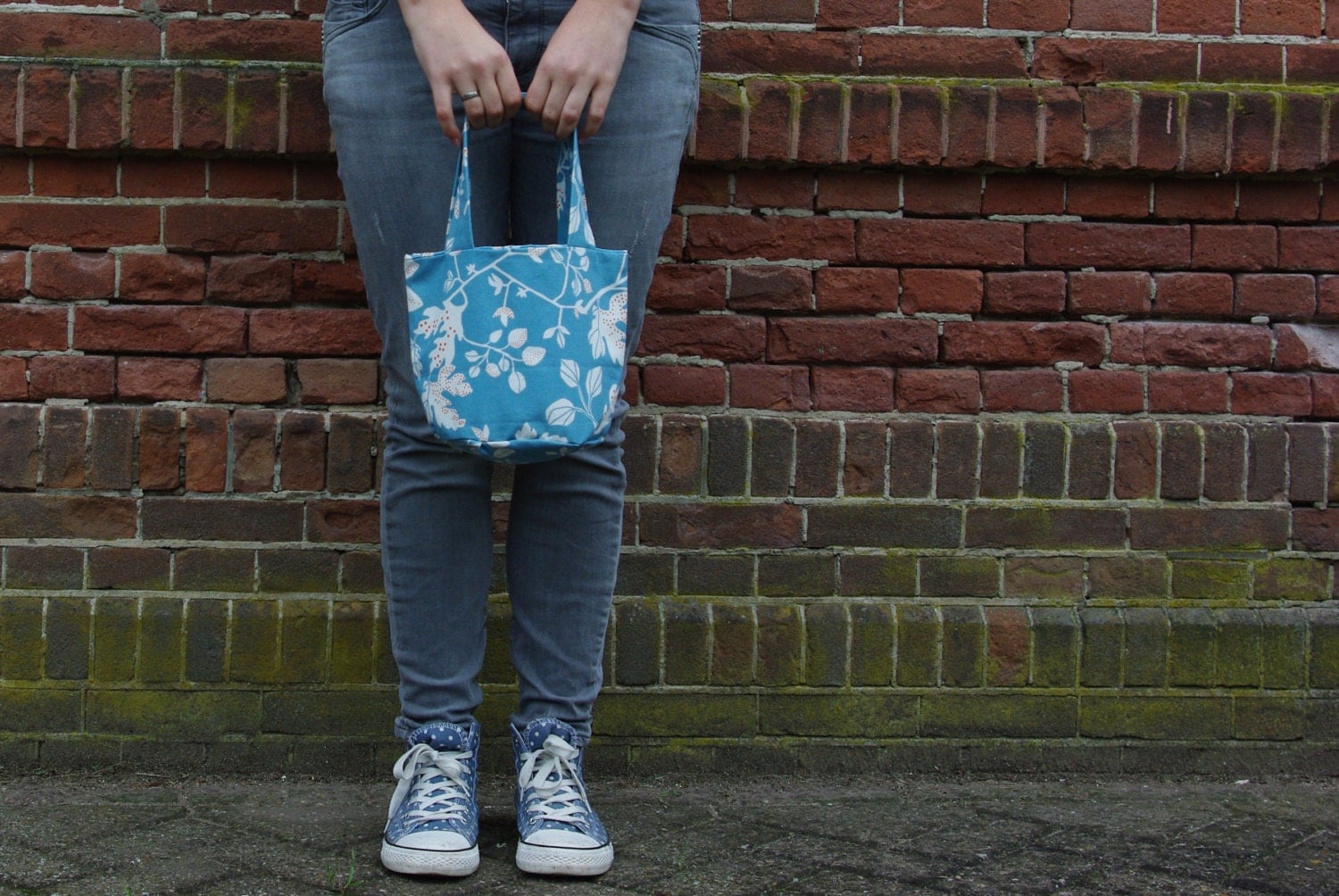 light blue mini bag