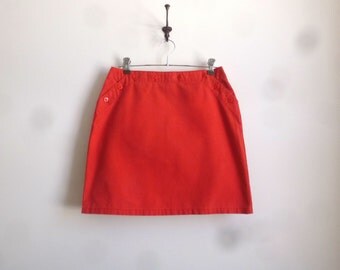 Tommy Hilfiger Sailor Skirt - 90s Red Tommy Hilfiger Mini Skirt- 90s ...