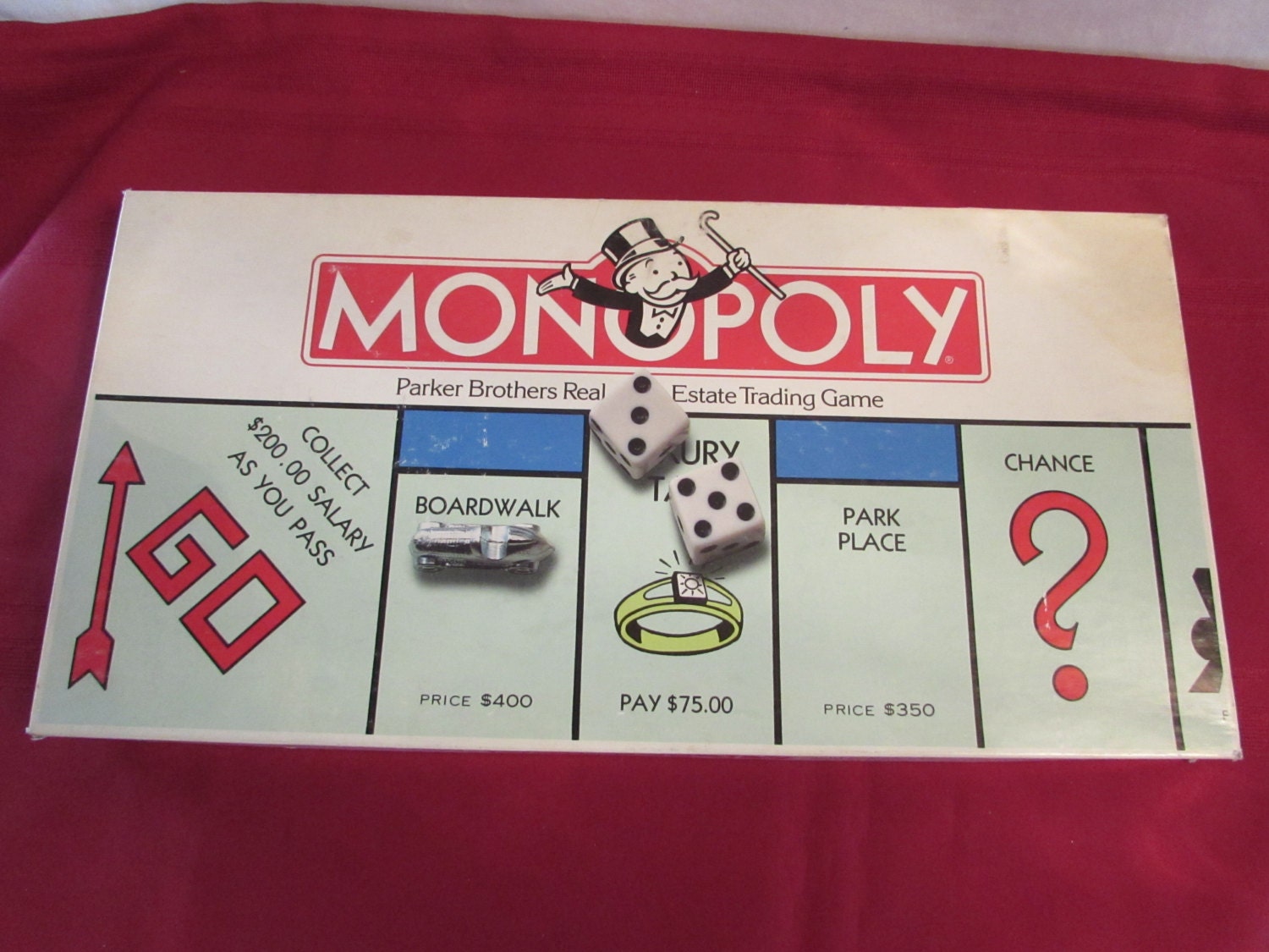 original monopoly board sold back to parker brothers