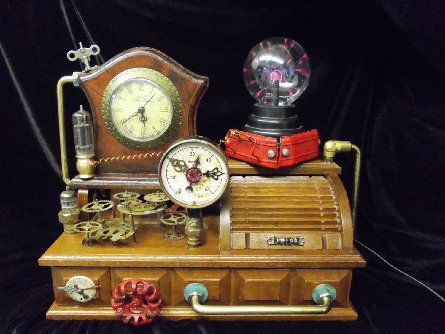 The Lightning Jar Accelerator One of a Kind Steampunk Machine