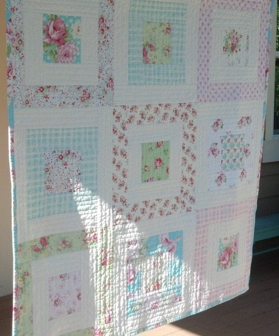 Shabby Chic Quilt MADE TO ORDER Tanya Whelan Shabby Chic