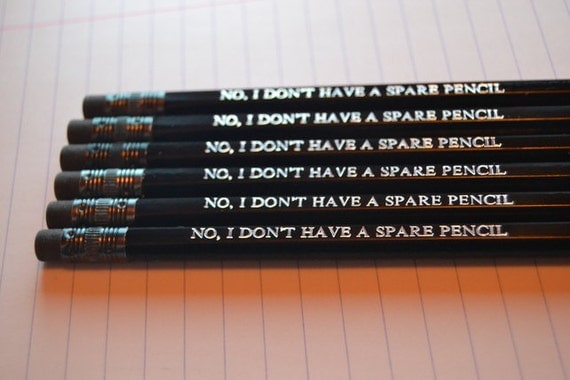 No i don't have spare pencil set of engraved by PobbleandPing