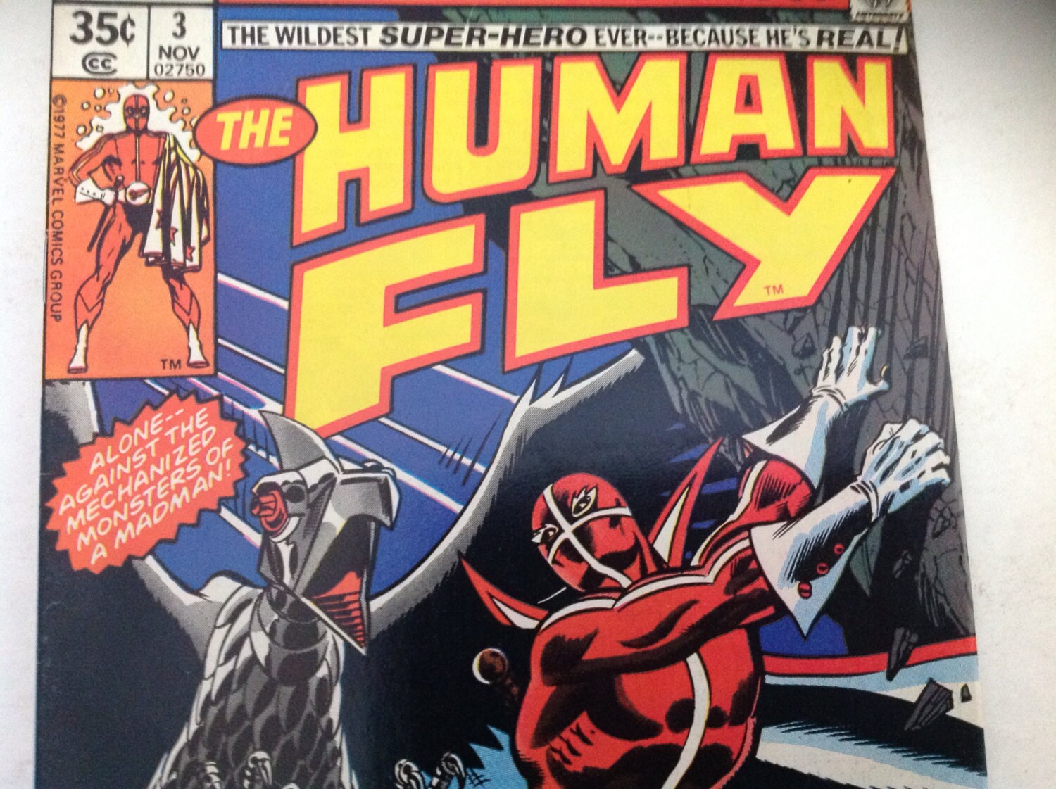 The Human Fly 3 1977 Marvel Comics Superhero comic book