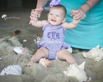 Monogram Bathing Suit - Girls Monogrammed Bathing Suit - Children's Monogrammed Bathing suit