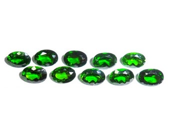 Chrome Diopside Faceted Cut Russia Yakutia