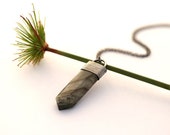 Labradorite pendant, labradorite jewelry, sterling silver pendant, grey labradorite, natural stone necklace, silver pendant, grey necklace