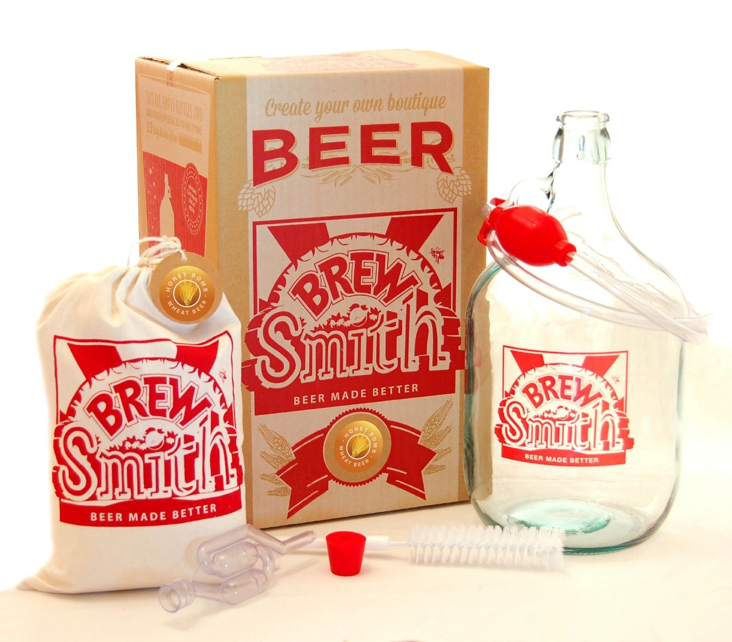 Honey Bomb Wheat Beer Home Brewing Kit BrewSmith Australia