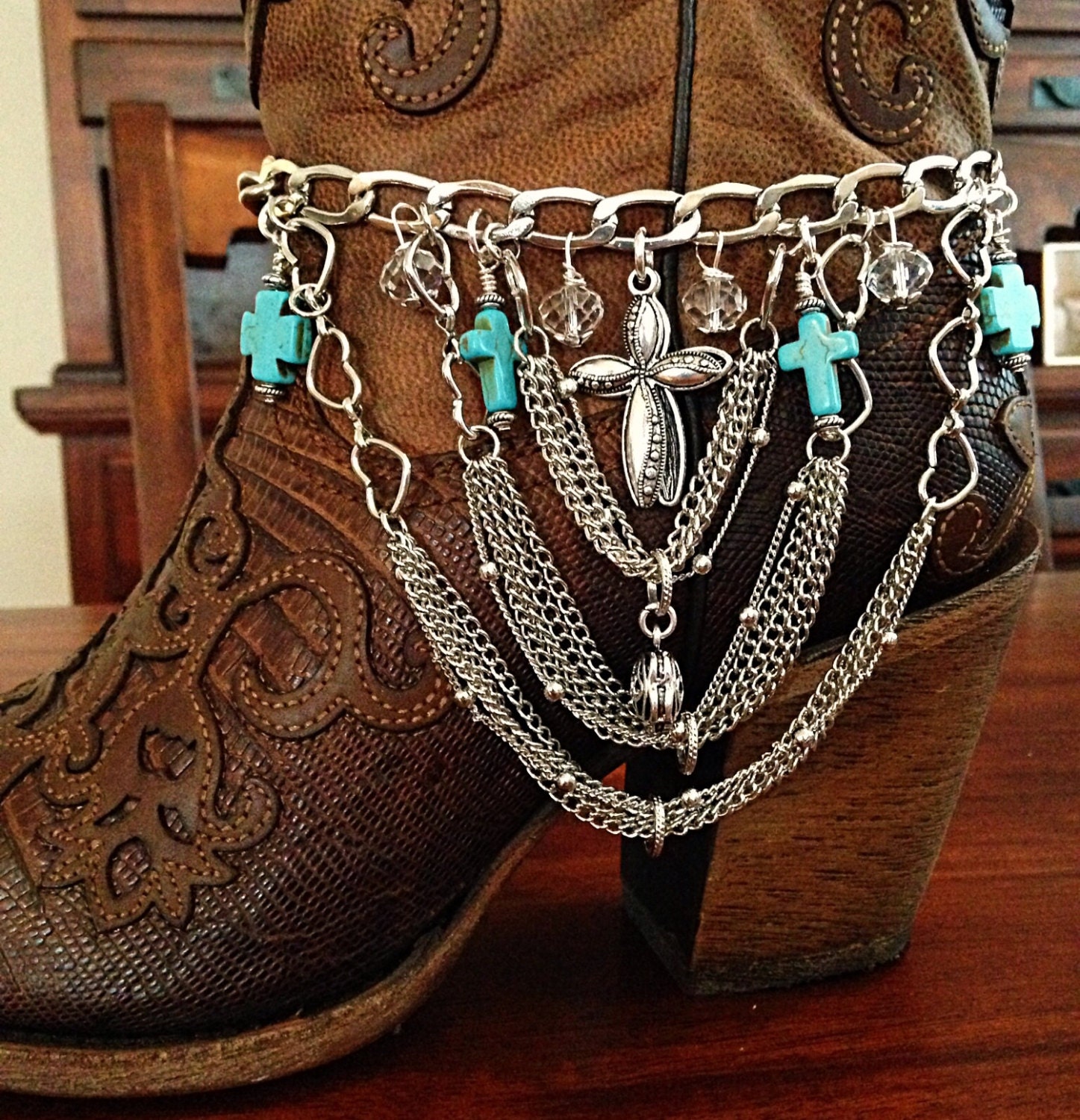 Boot Jewelry Boot Bracelet Boot Bling Boot Charms by DorysBoutique