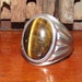 Vintage Tiger Eye Silver Ring