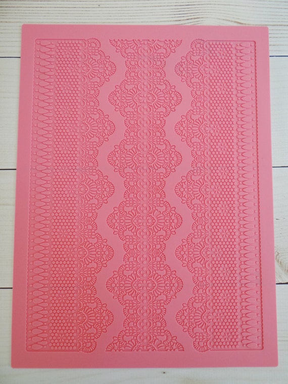 Lace Mat Large Silicone Lace Design by BellaCakesCT on Etsy