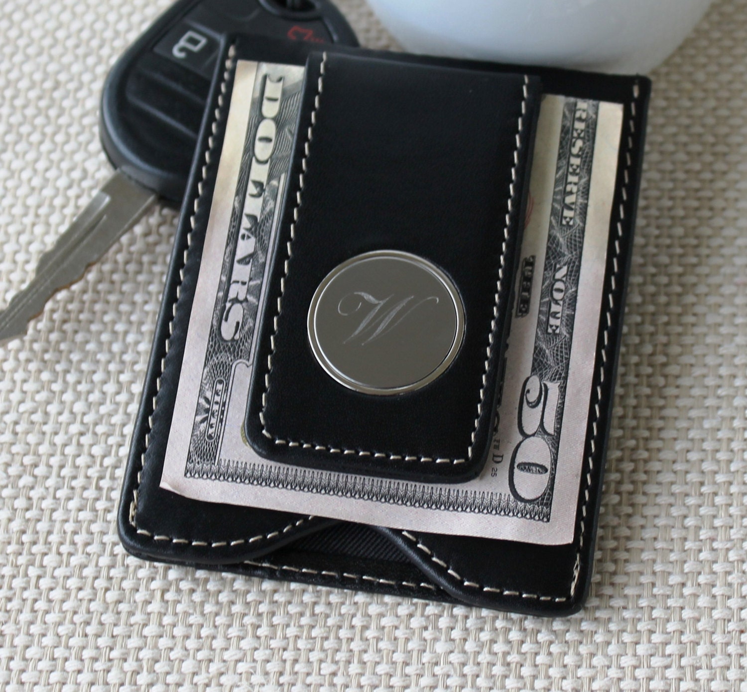Personalized Money Clip and Wallet Combo by MyPersonalMemories