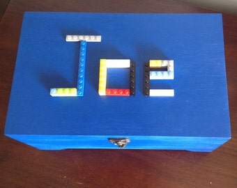 Personalised lego storage box