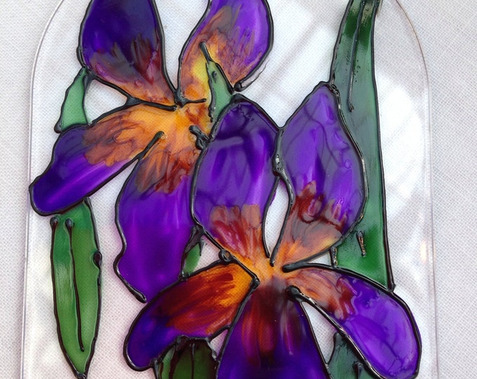 Iris suncatchers