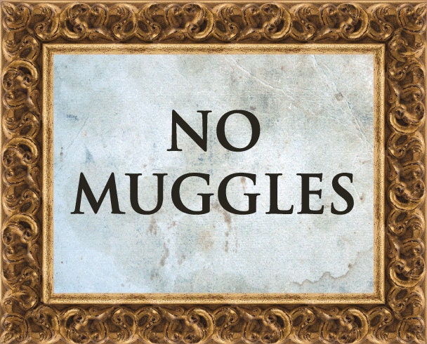 no-muggles-harry-potter-inspired-signs-by-forbiddenforest-on-etsy