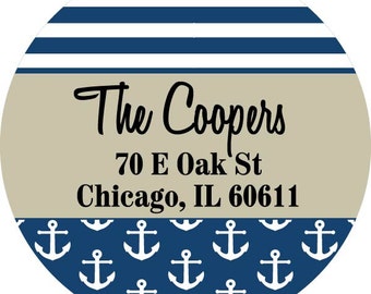 stickers round labels vinyl inch address