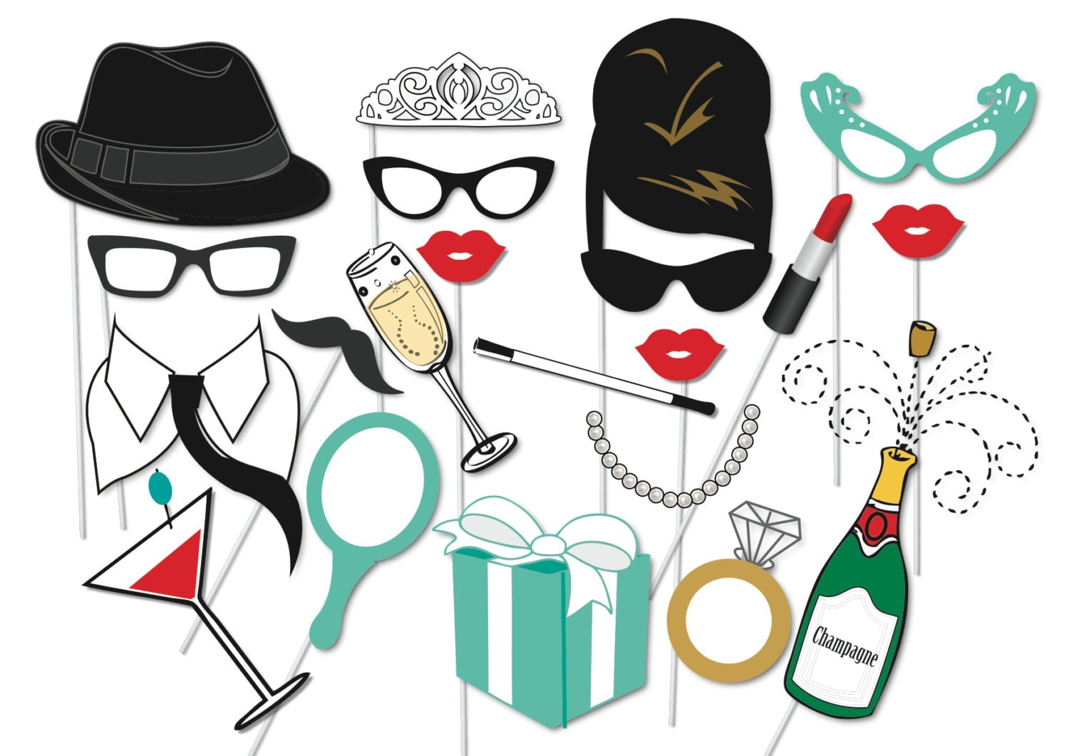 Breakfast At Tiffany S Party Photo Booth Prop By Hummingb8rd | breakfast at tiffany s party props set 20 piece by Breakfast At Tiffany S Party Photo Booth Prop By Hummingb8rd | breakfast at tiffany s party props set 20 piece by