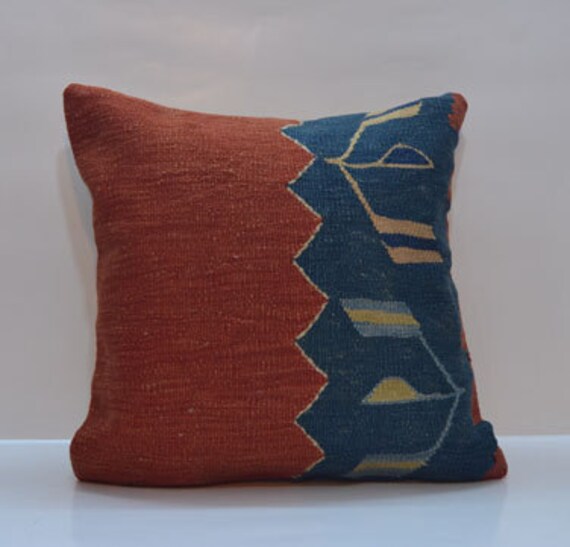 Kilim Pillow Cover Ethnic Pillow Decorative by PillowsHistoric