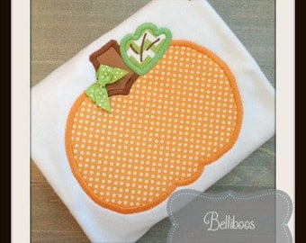 Pumpkin Applique Design - Fall Applique Design - Halloween Applique Design - Thanksgiving Applique - Applique Design - Embroidery Design -