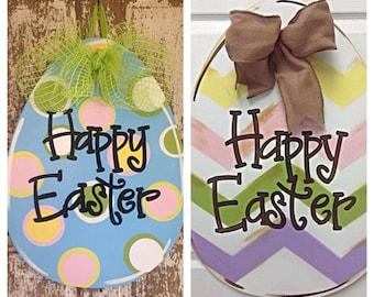 Easter Door Hanger, Easter Wreath, Easter Egg