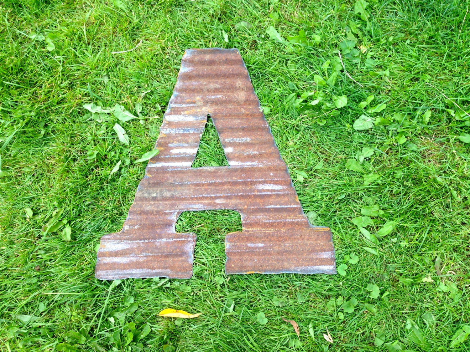 20 letters made from Repurposed Barn Tin by SnowValleyTrader