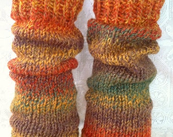 Autumn Marble Leg Warmers