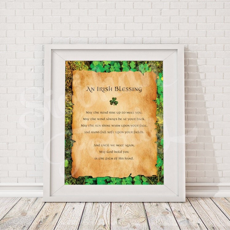 Printable Quotes An Irish Blessing May the road by SiobhanFoody