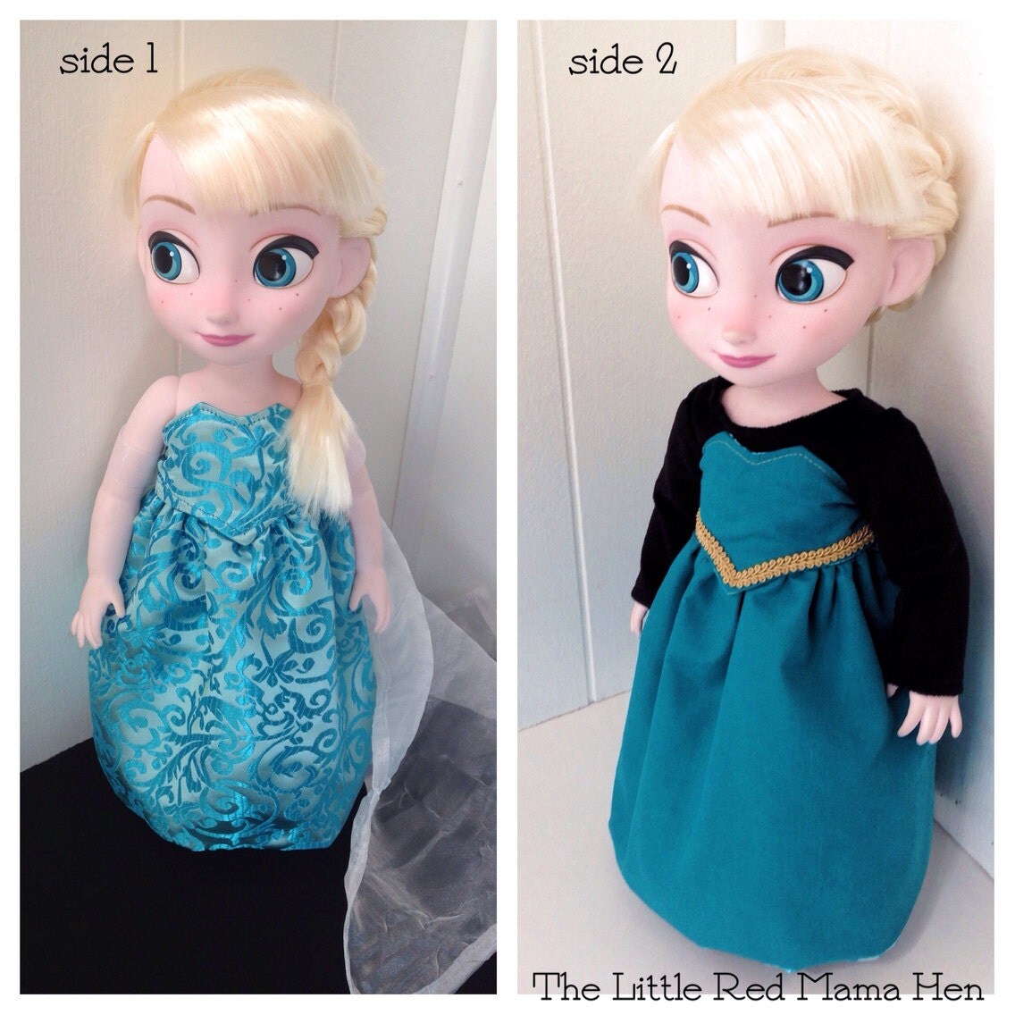 anna elsa reversible doll