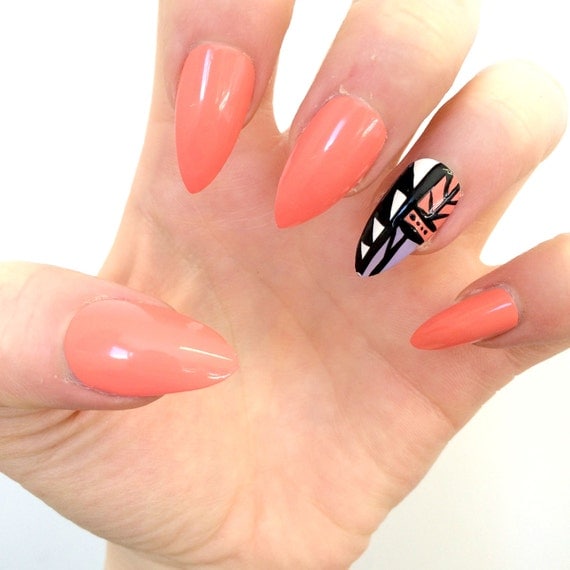 stiletto coral