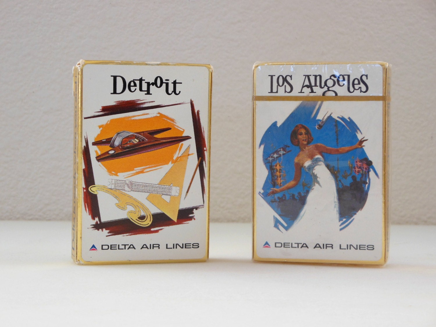 2 Delta Airlines Playing Cards 1 FaCTORY SEaLED Double Deck