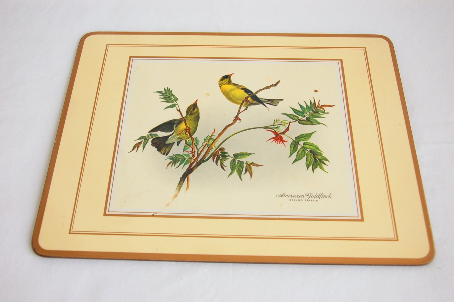 Set of 4 Pimpernel Placemats made in England featuring Birds