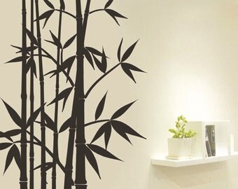 Farfalle su bambù adesivo in 6 dimensioni – Wall Sticker Wall Sticker, 66_tuerkisblau, 40 x 21 cm