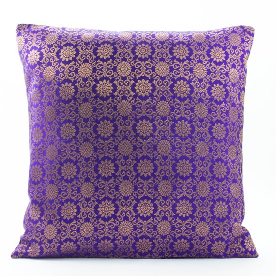 Items similar to 26x26 Euro Sham Purple Decorative throw Pillow cover
