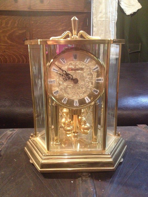 Vintage West Germany Kundo Anniversary Clock Quartz