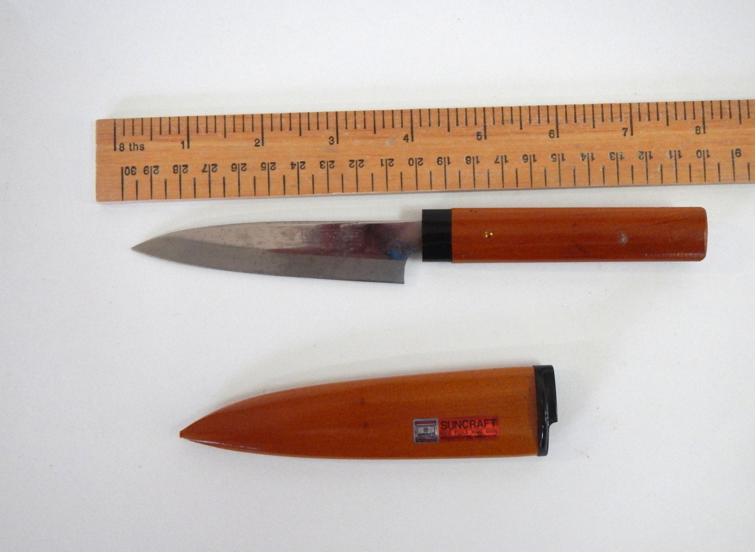 Japanese Suncraft Paring knife with sheath