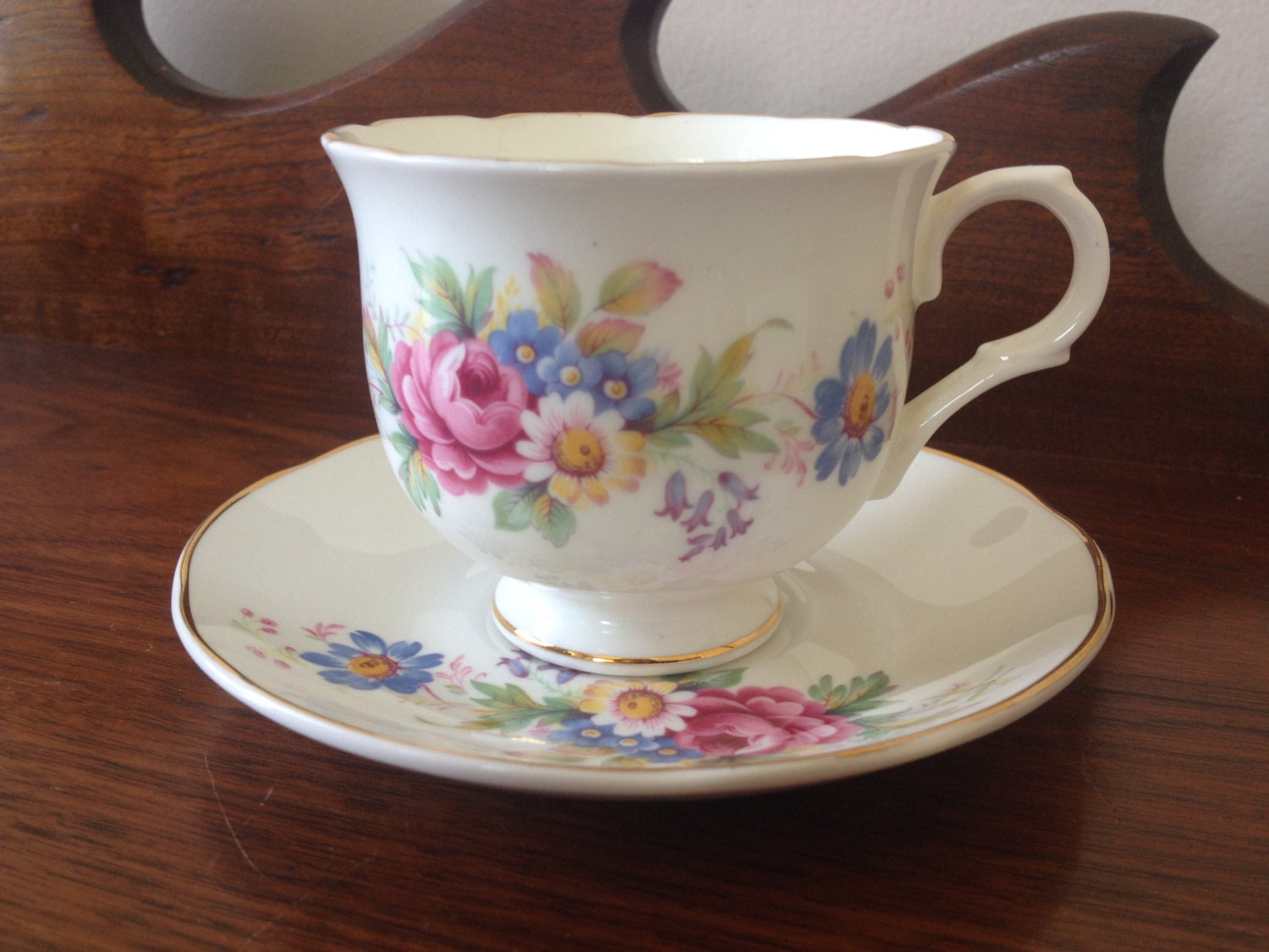 Vintage Sadler Wellington Fine Bone China Tea by lulusvintagechina
