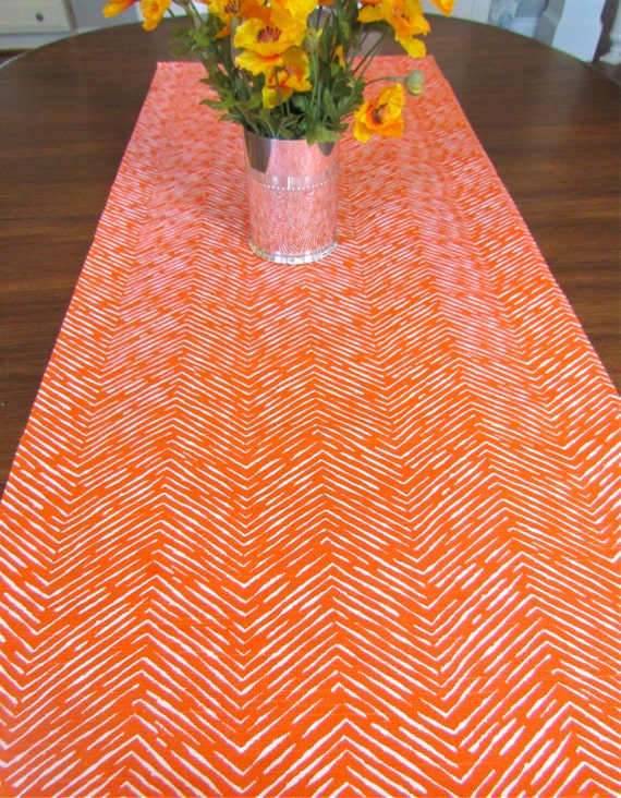 Simply Table Runners ORANGE TABLE RUNNER 12 by SimplyTableRunners