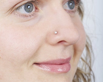 White Gold Diamond Nose Stud Uk White Gold Diamond Nose Stud Uk