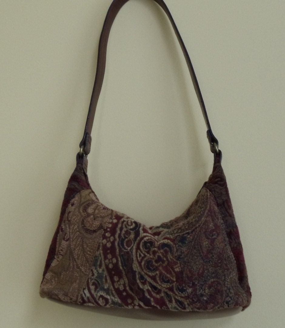 fossil tapestry purse