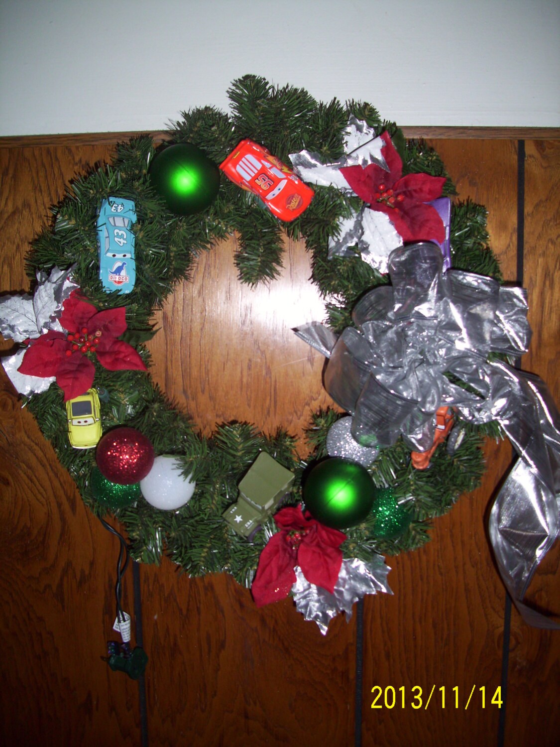 Disney Cars Holiday Wreath