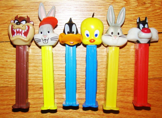 Lot of 6 LOONEY TUNES Pez Dispensers Tweety by Americanpickers2