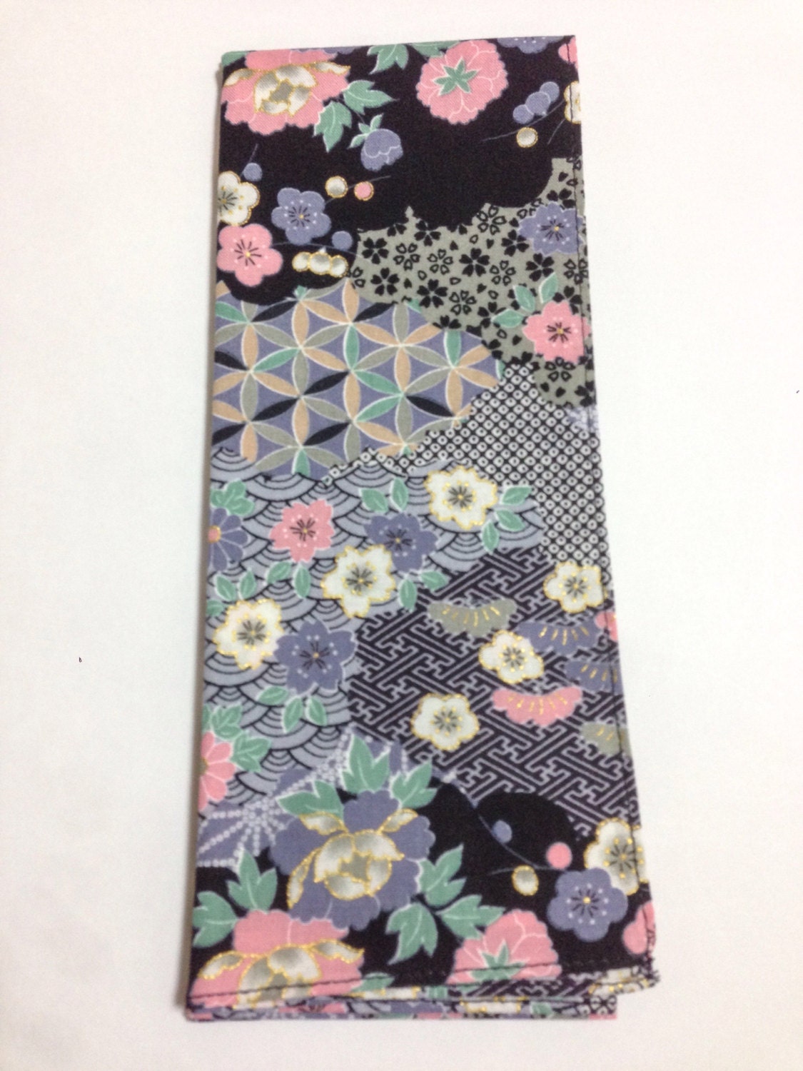 Tenugui japanese floral fabric wrapping cloth by SmithjackJapan