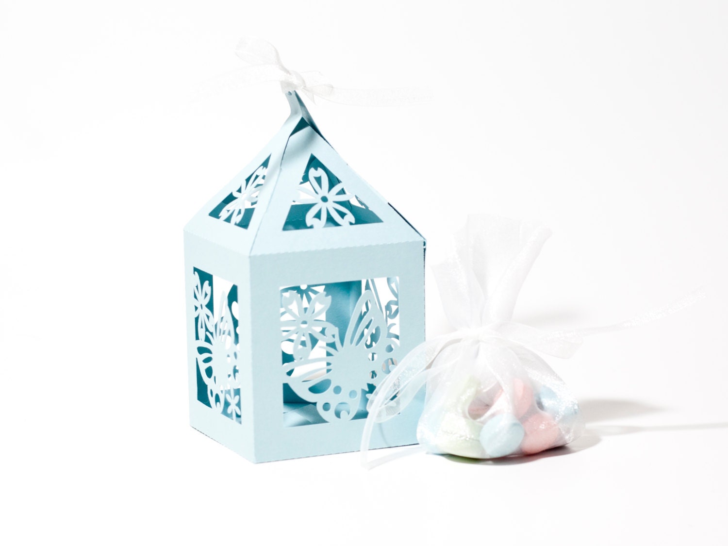 Download Butterfly Lantern Favor Box or Gift Box: SVG file by ...