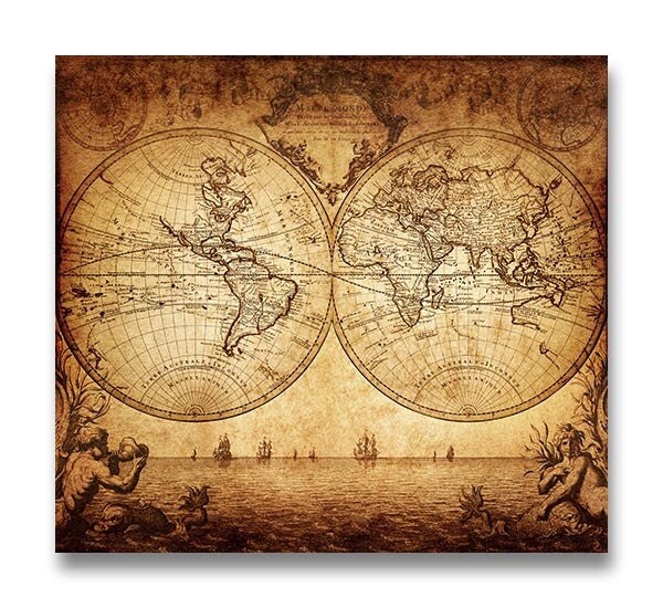 INSTANT DOWNLOAD Ancient World Map Print Poster Printable