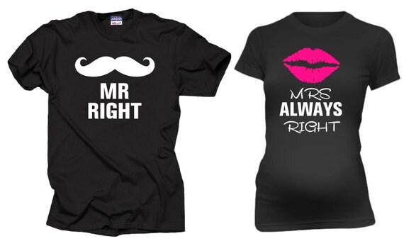 mr always right t shirt